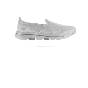 Skechers Womens Go Walk 5 White Walking Shoes Size 9.5 Medium (B  M) (2584860)